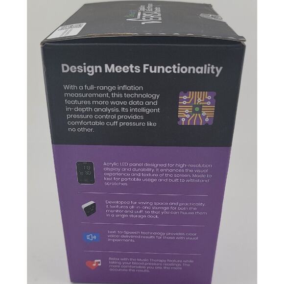 Care Touch VERSA Digital Arm Blood Pressure Monitor - NEW SEALED - Picture 5 of 9